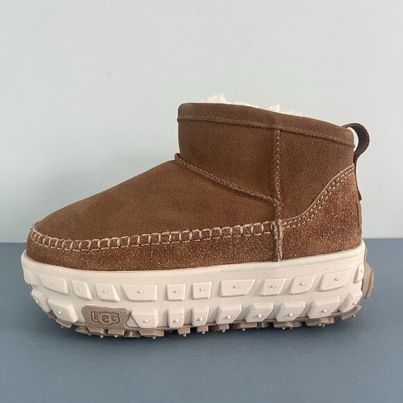 UGG Venture Daze Ultra Mini Chestnut UGGplush Unisex Boots - Picture 6 of 11